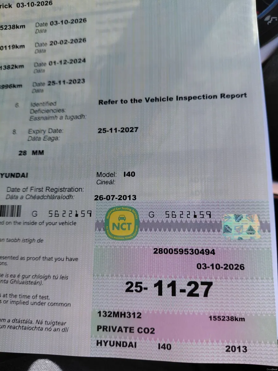 Nct today11/27,only 155kms,2 owners from new - Image 2