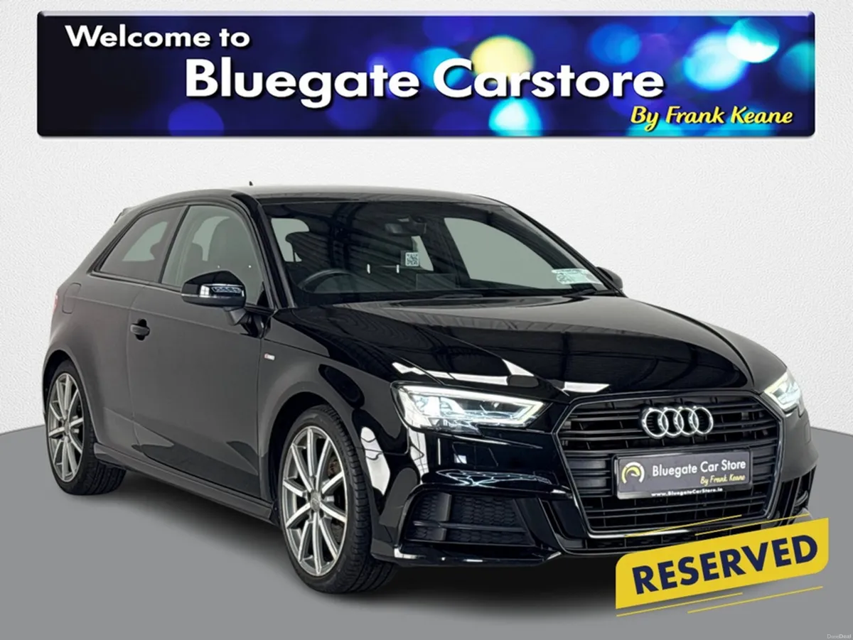 Audi A3 S LINE TFSI 3DR BLACK EDITION**UPGRADED AL - Image 1