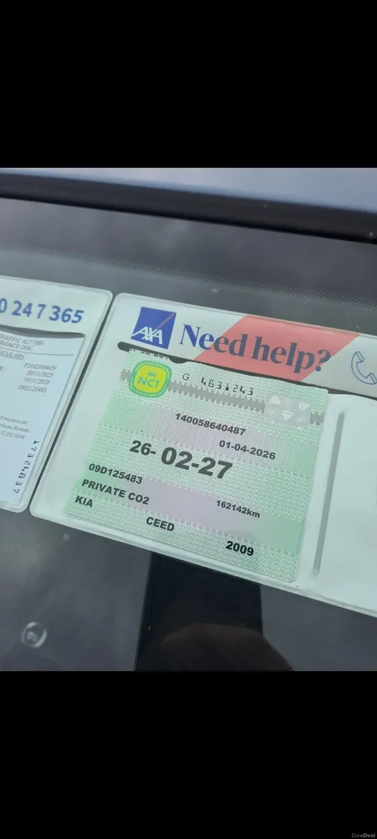 Kia Ceed 2009 Nct - Tax - Low Km - Image 2