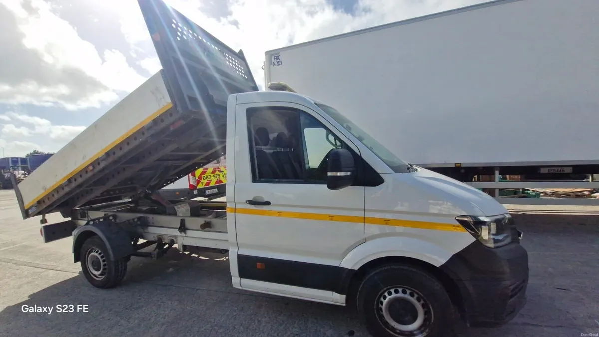 Volkswagen crafter tipper diesel white - Image 3