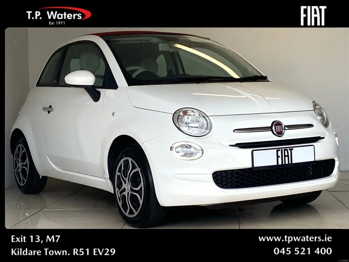 Fiat 500 1.2 AUTOMATIC - RED RETRACTABLE ROOF - SA - Image 3