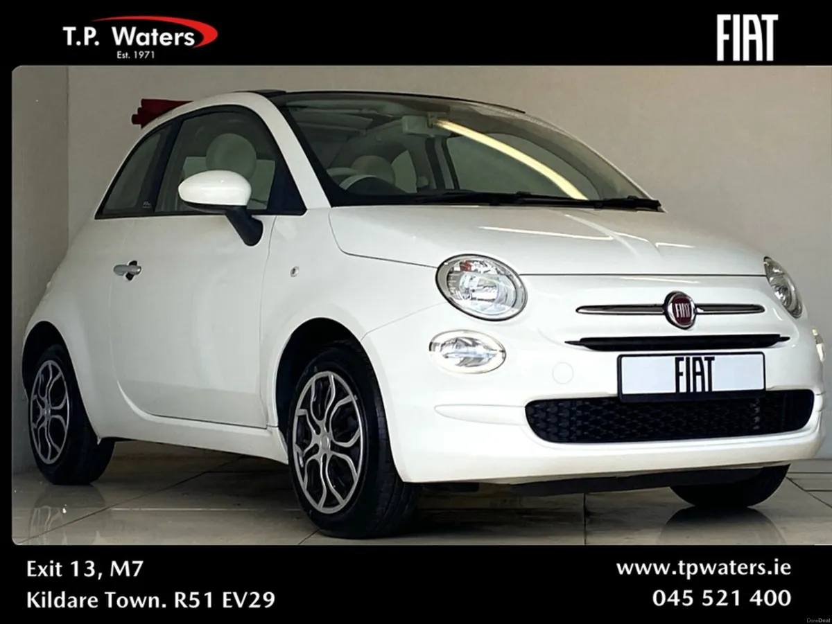 Fiat 500 1.2 AUTOMATIC - RED RETRACTABLE ROOF - SA - Image 1