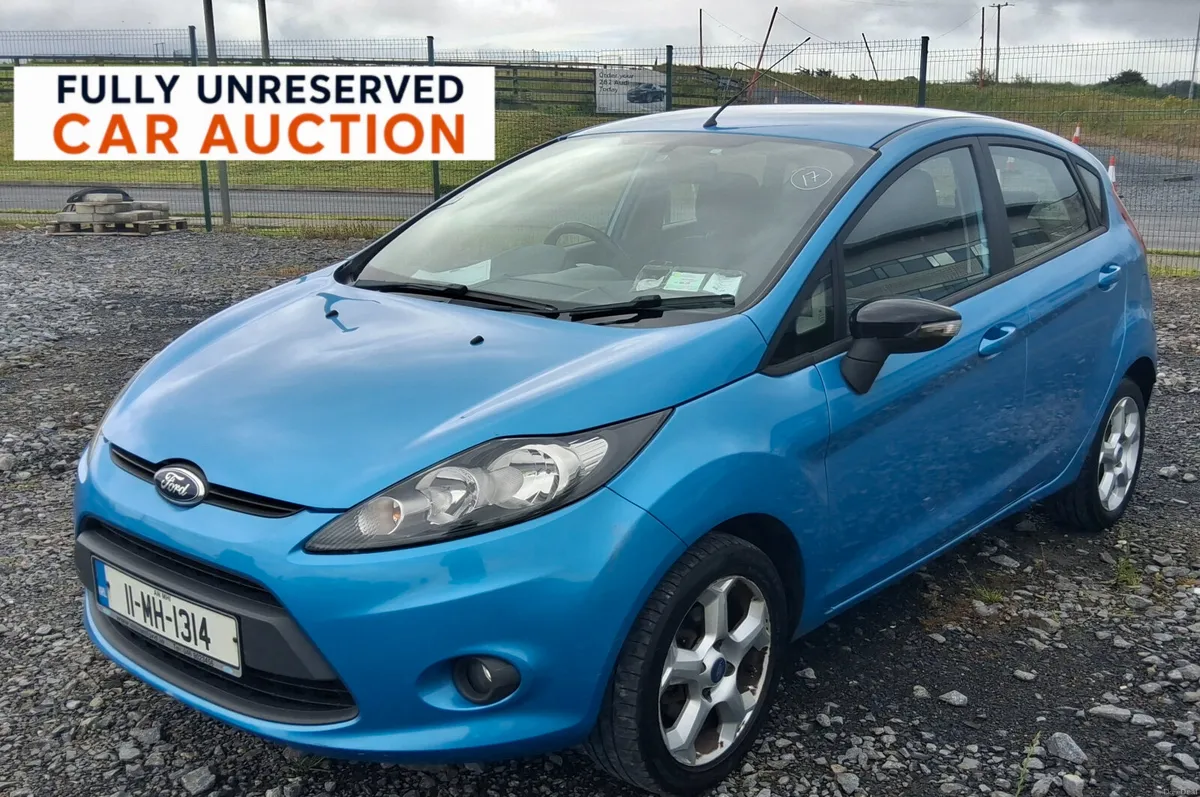 Maindealer Auction Unreserved Ford Fiesta 2011 - Image 1