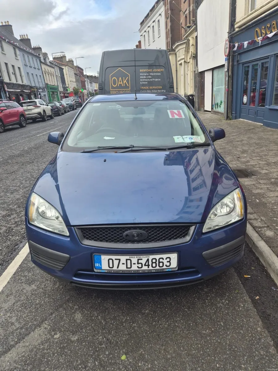 Ford Focus 2007 blue nct till 09/26 - Image 1