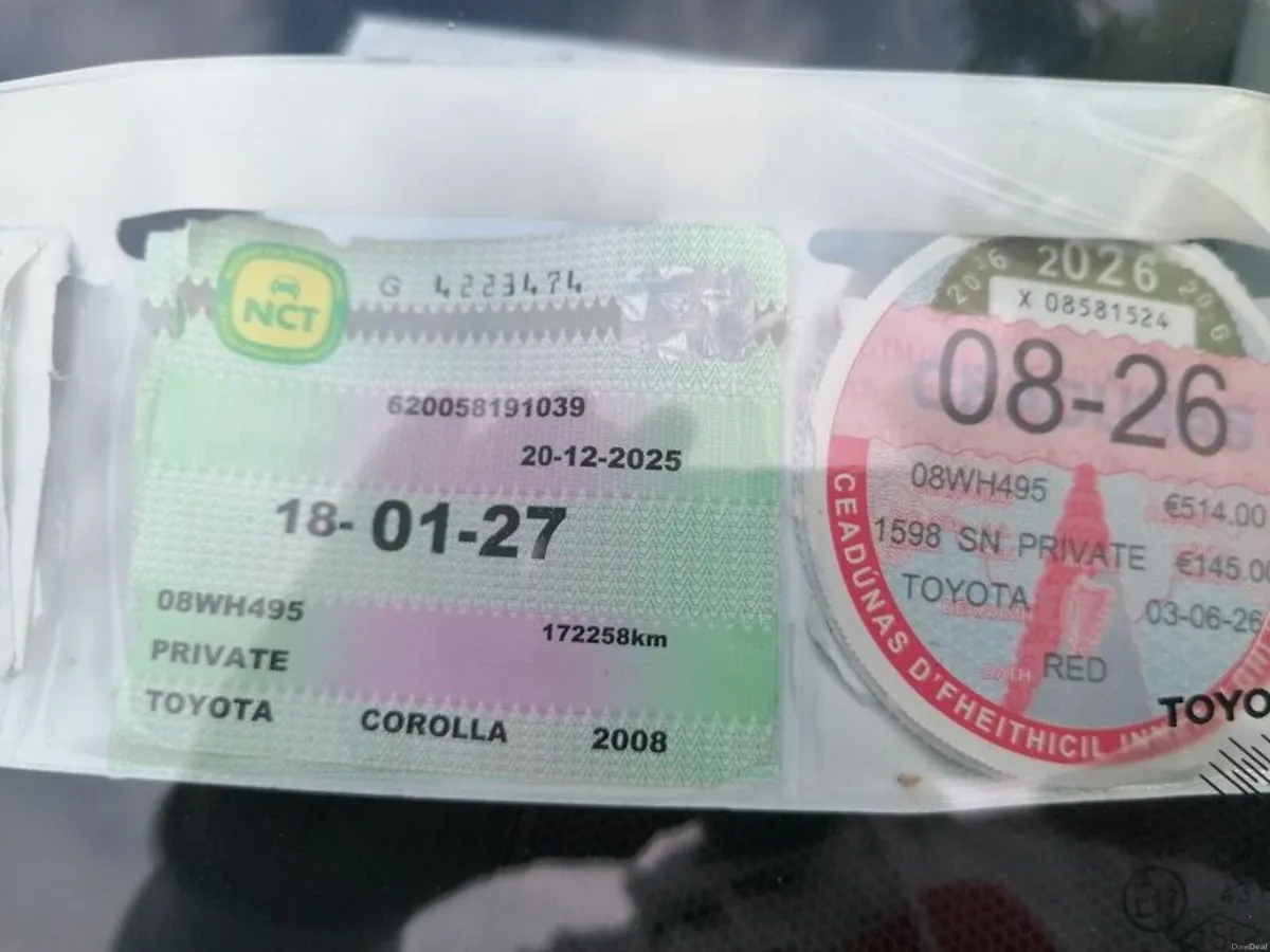 Toyota Corolla Verso, 7 seater, NCT & TAX - Image 1