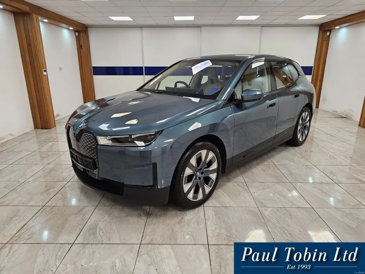 BMW iX BLUE WITH CREAM - Image 1
