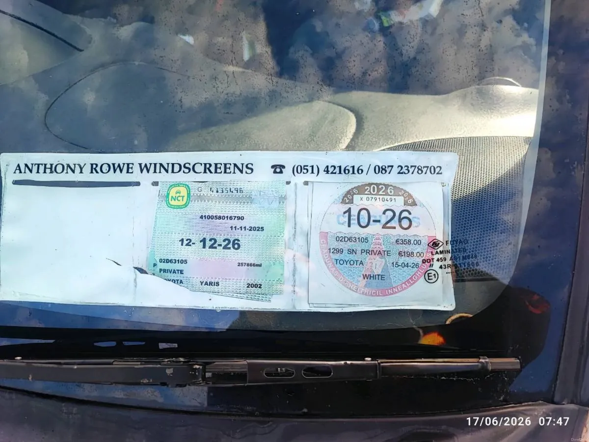 2002 Toyota yaris . Taxed and tested (1.3) - Image 3