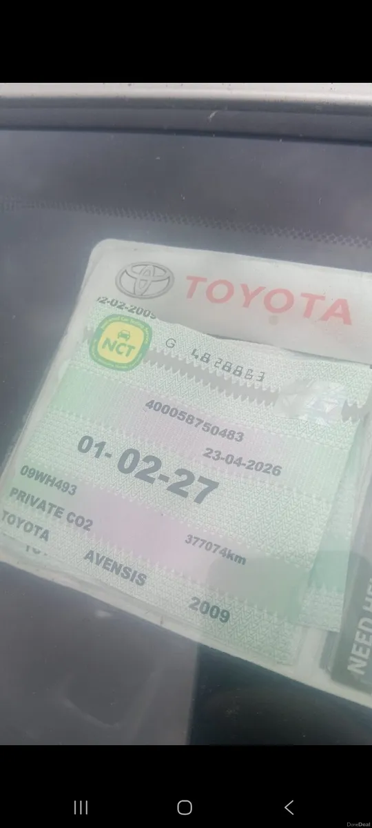 Toyota avensis - Image 1