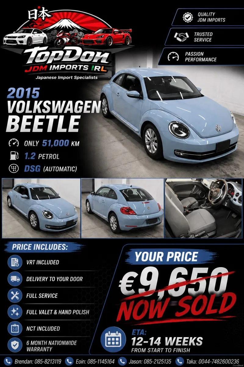⭐️ 2015 Volkswagen Beetle Both En Route ⭐️ - Image 2