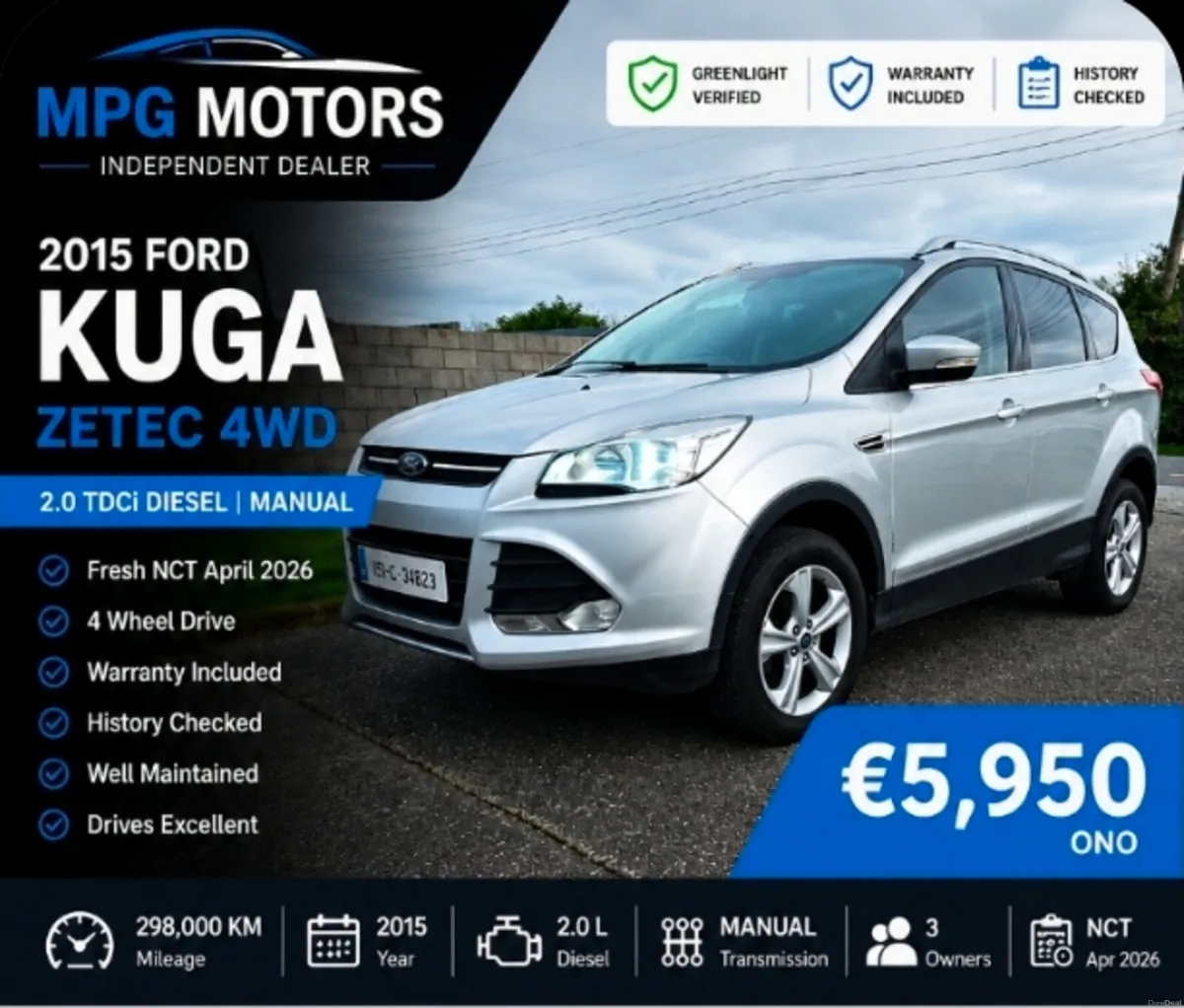 Ford Kuga *Fresh Test*  4wd 2015 - Image 1