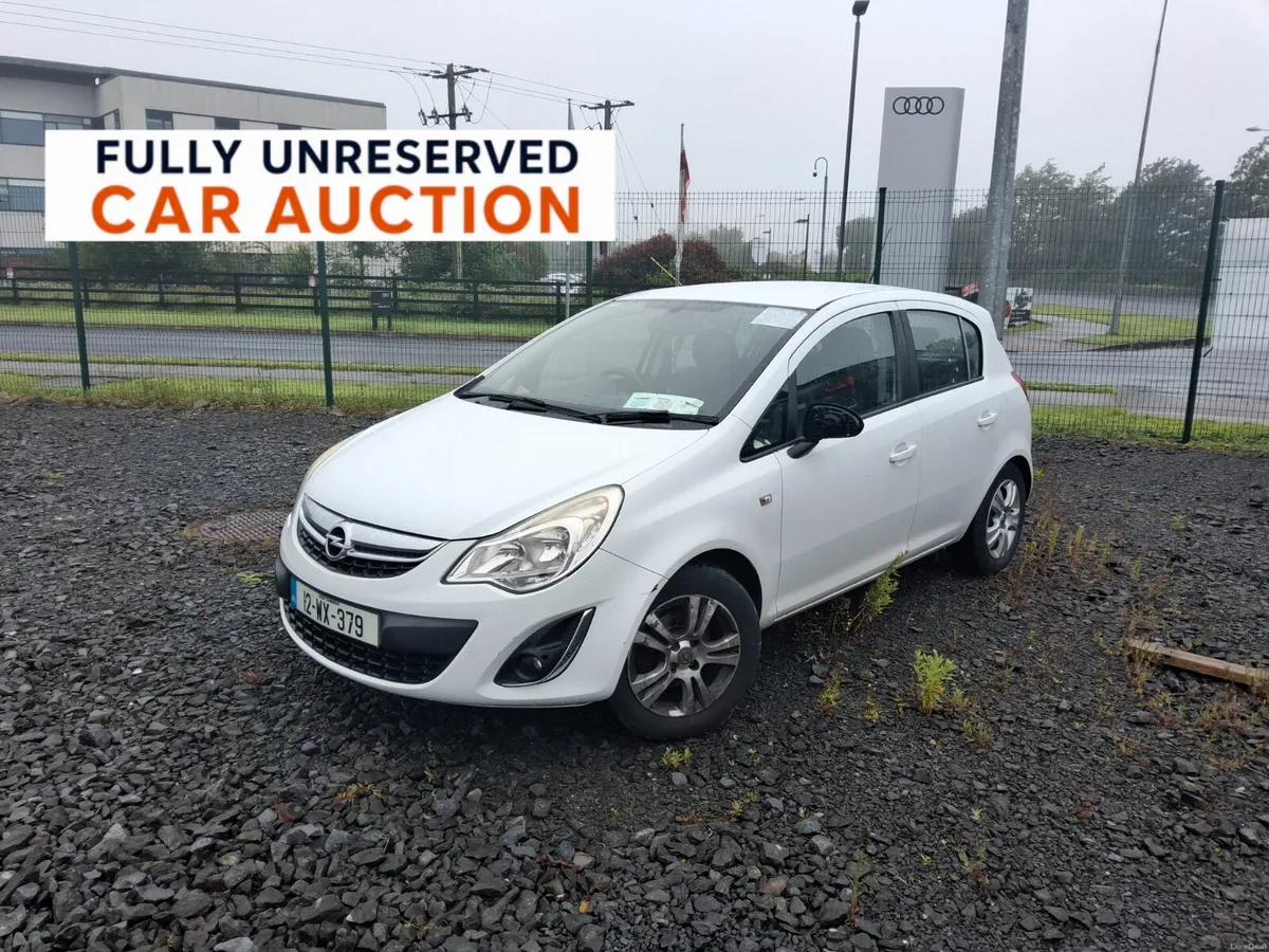 Maindealer Auction Unreserved Opel Corsa 2012 - Image 1