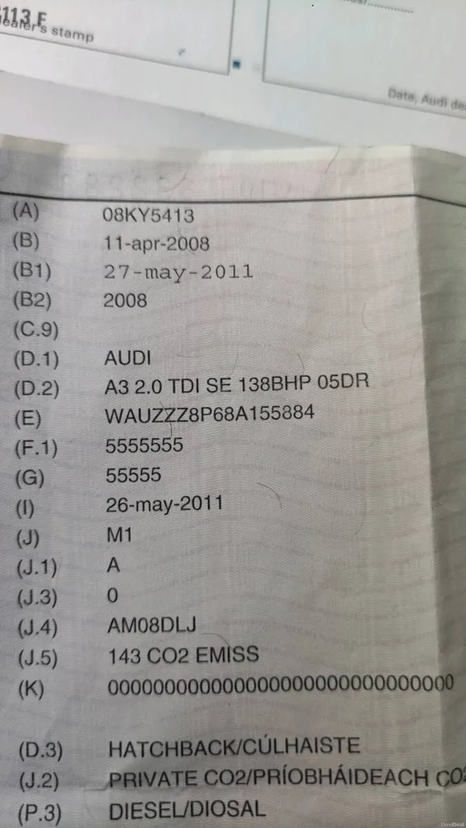 Audi A3 for sale NCT and taxed - Image 2
