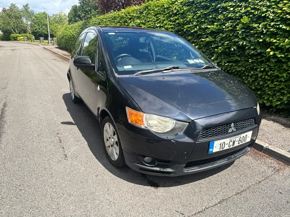 2010 Mitsubishi Colt 1.1 Petrol, LOW KMS NCT 03/27 - Image 1
