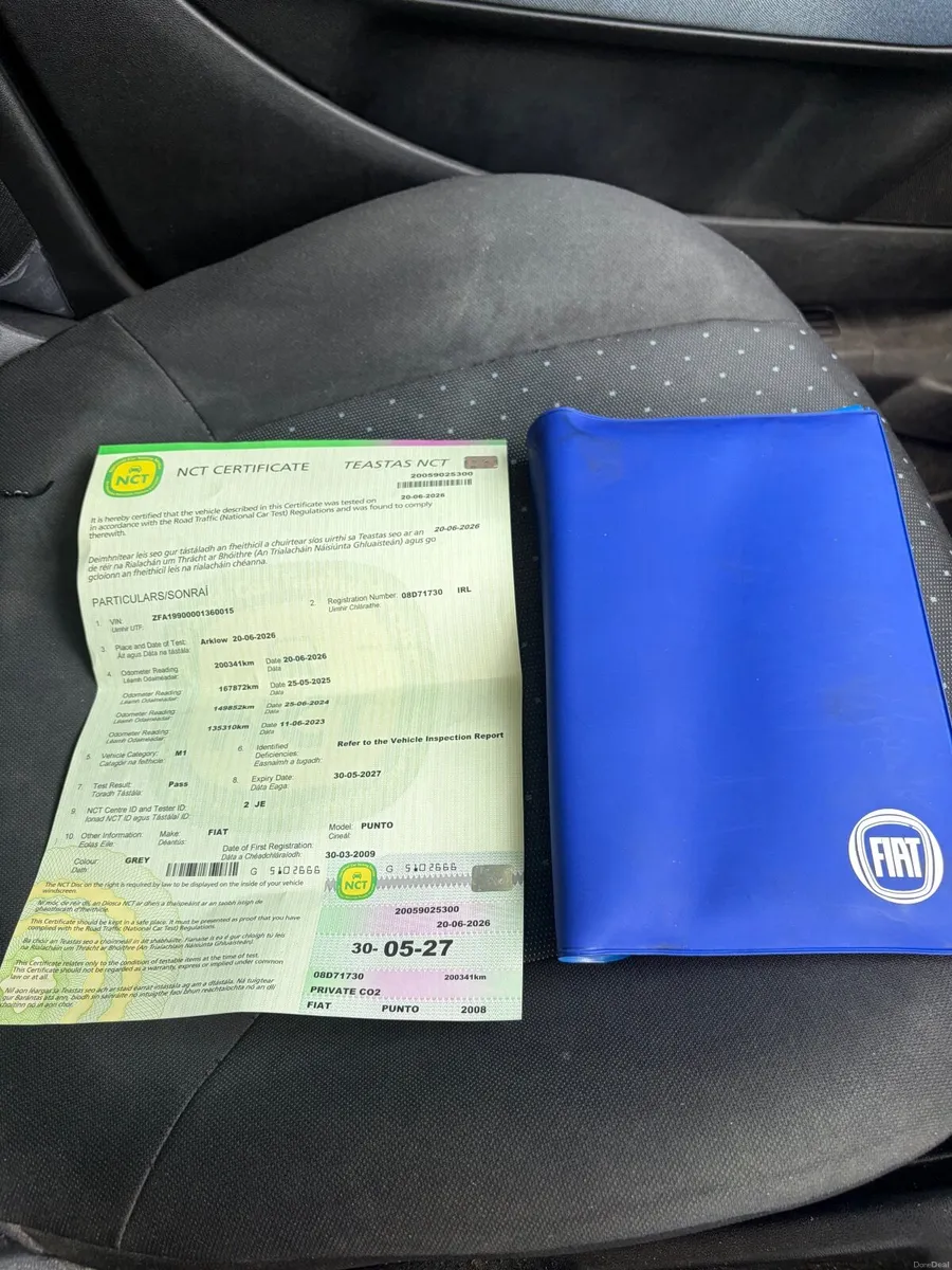 Fiat Punto 2008 1.2L New NCT 05/27 - Image 5
