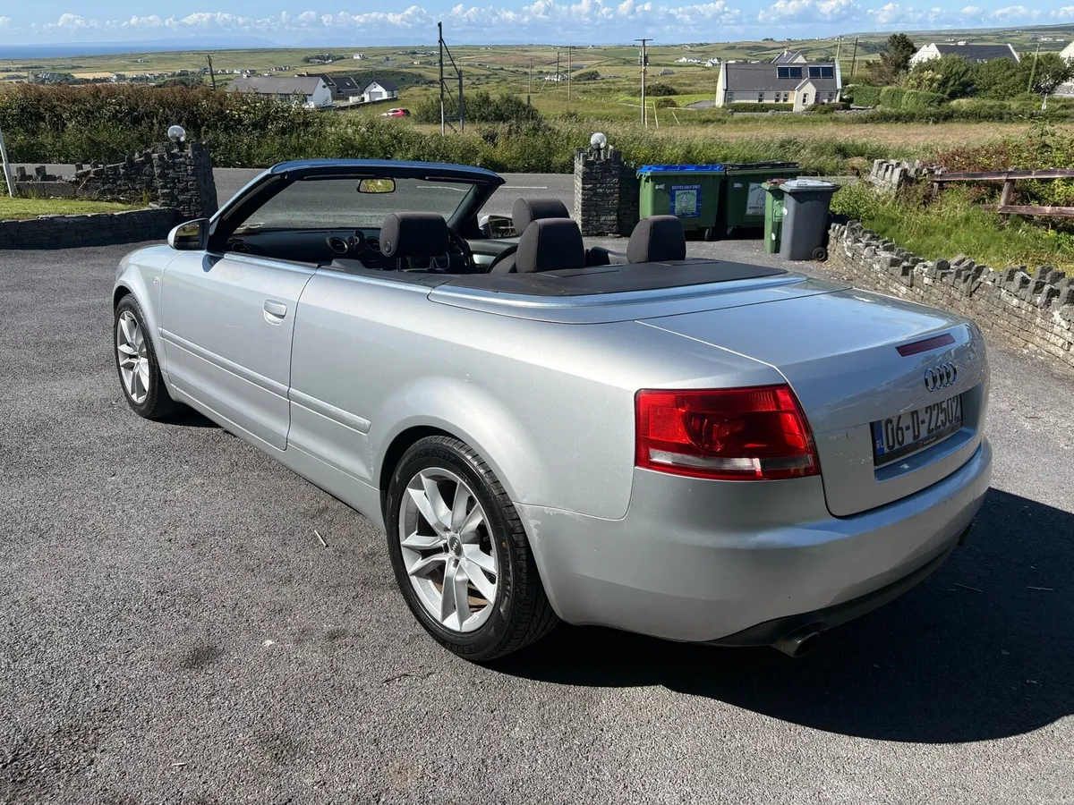 Audi A4 Cabriolet Low Mileage and Long NCT - Image 3