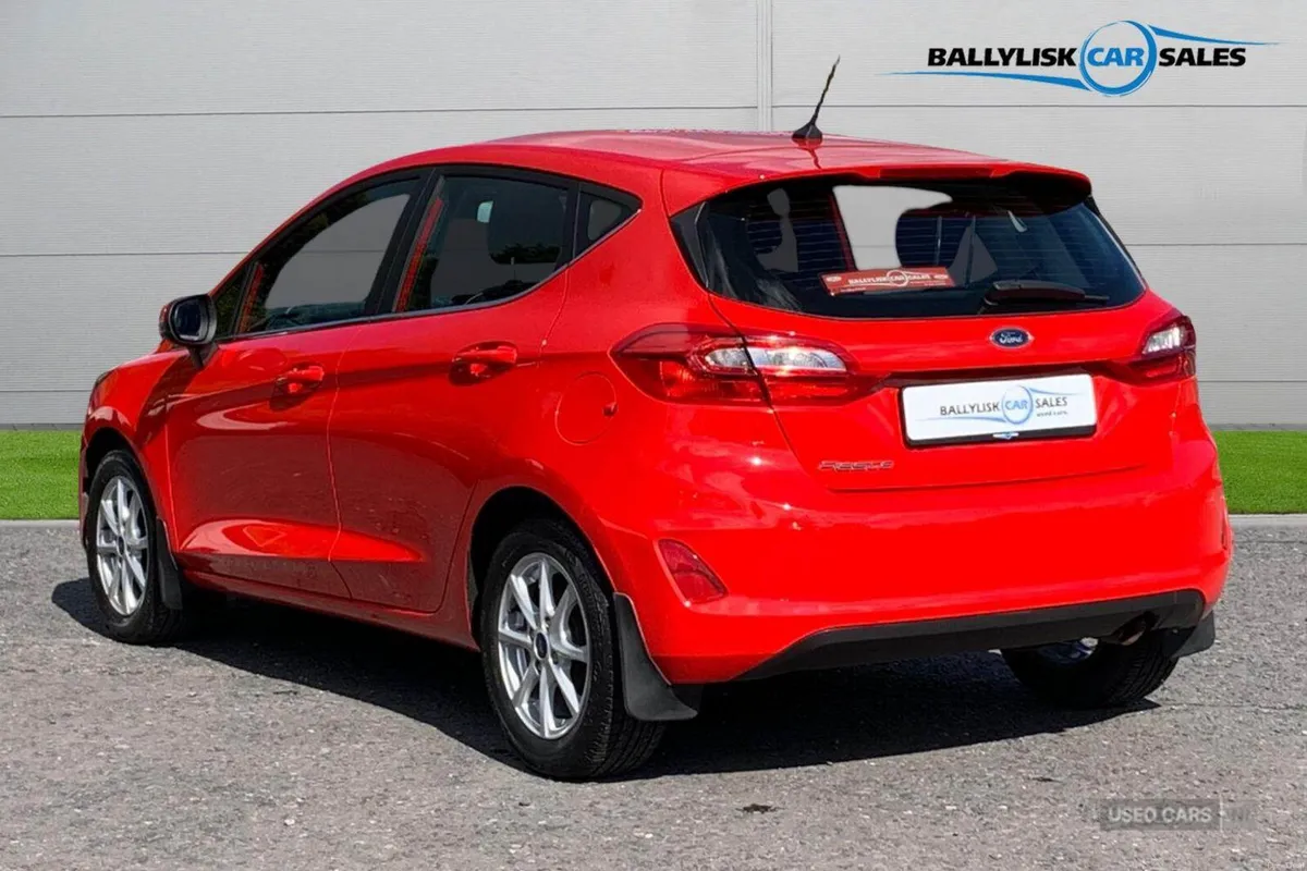 Ford Fiesta 1.1 Ti-VCT 85PS Zetec in Race Red with - Image 2