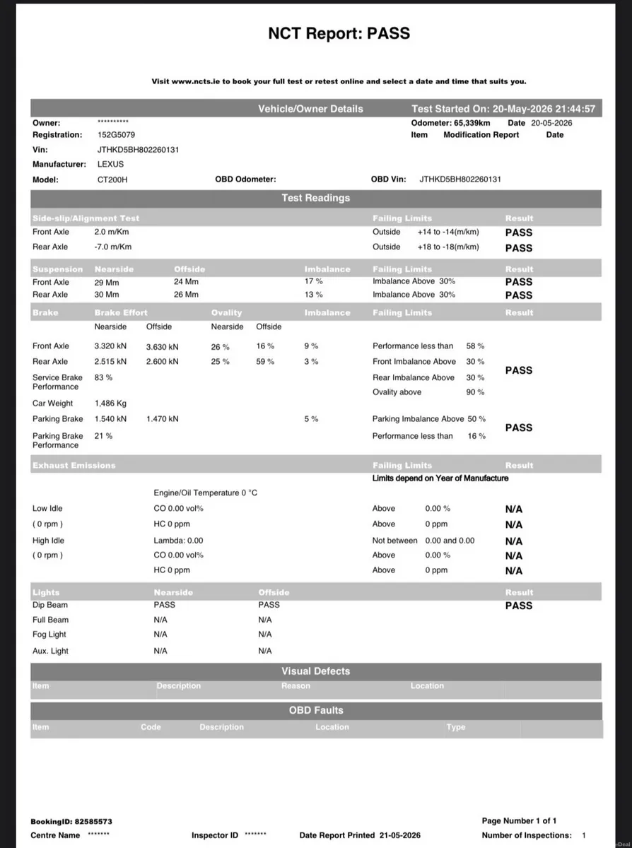 *Cheapest + New NCT* Lexus ct200h Executive Model - Image 3