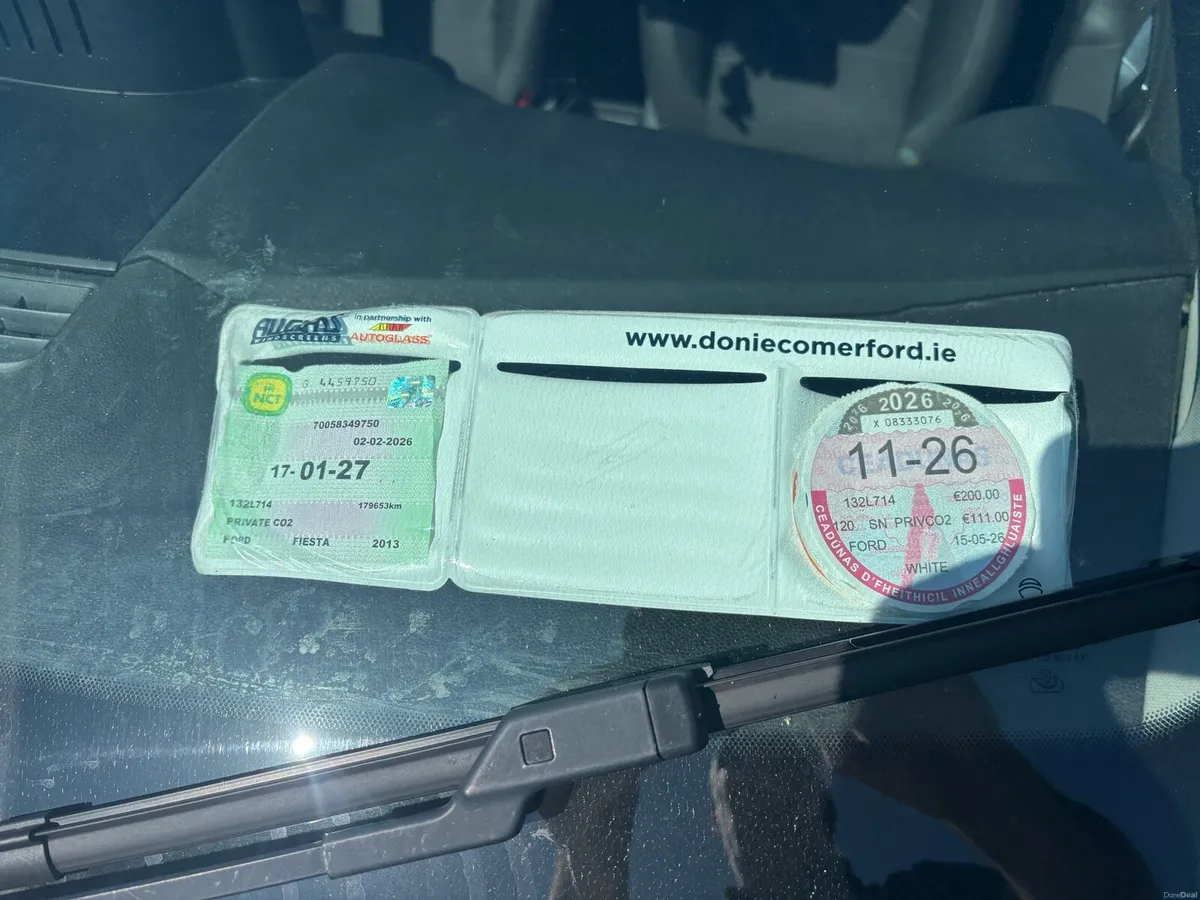 Ford Fiesta Tax and NCT - Image 2