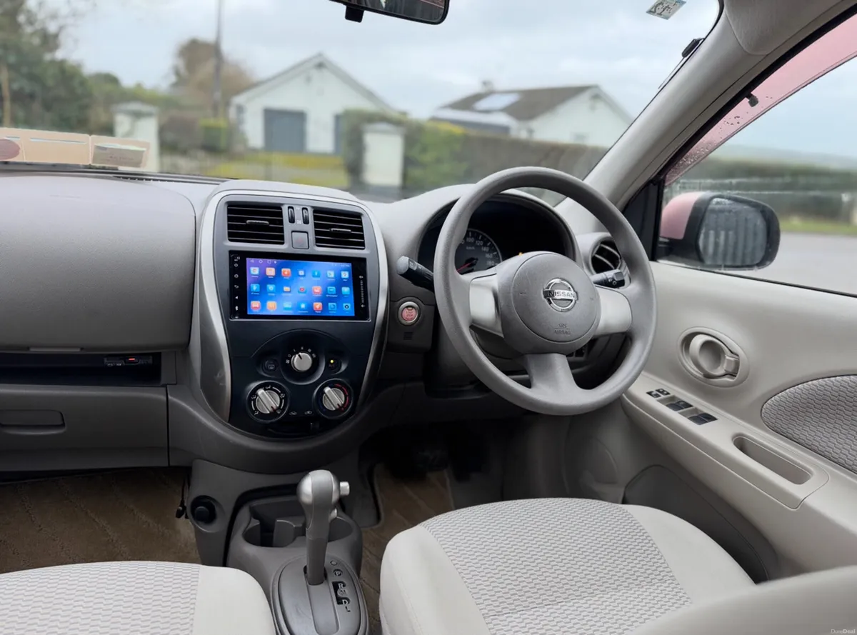 2013 NISSAN MARCH/ MICRA. PINK COLOUR. LOW MILEAGE - Image 4