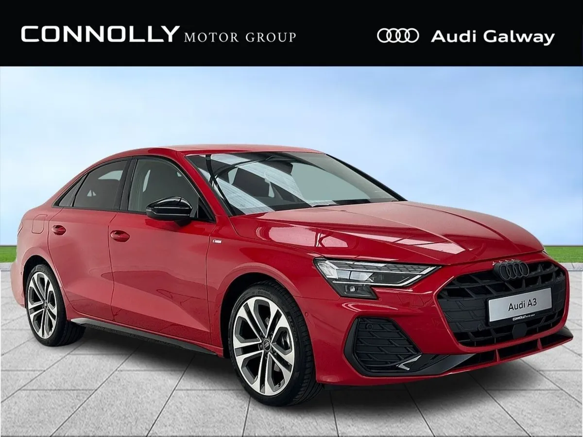 Audi A3 €430 p/m - S-LINE SALOON TDI M/T - Image 1