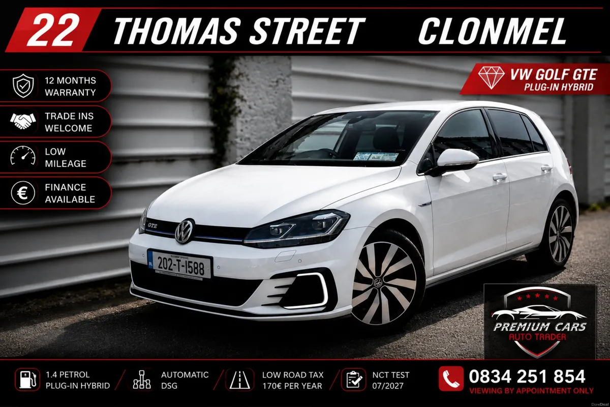 VOLKSWAGEN GOLF GTE PLUG-IN HYBRID 2020 - Image 1