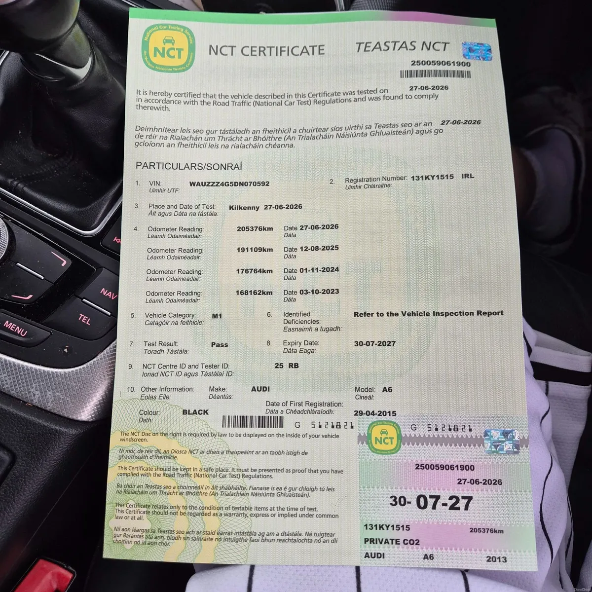 Audi A6 2013 Fresh NCT low KM - Image 1