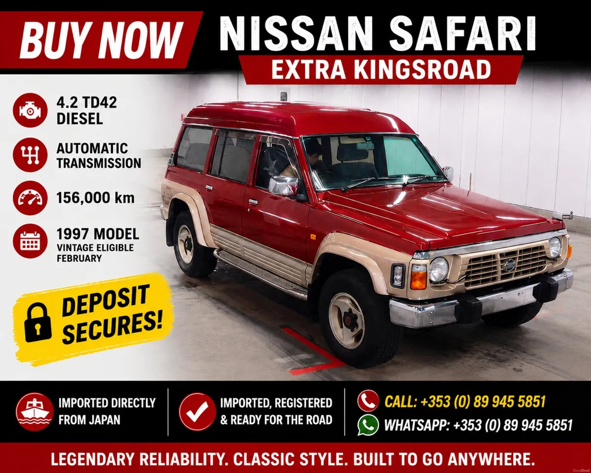 Nissan Safari 4.2 TD Extra Kingsroad | Import - Image 1