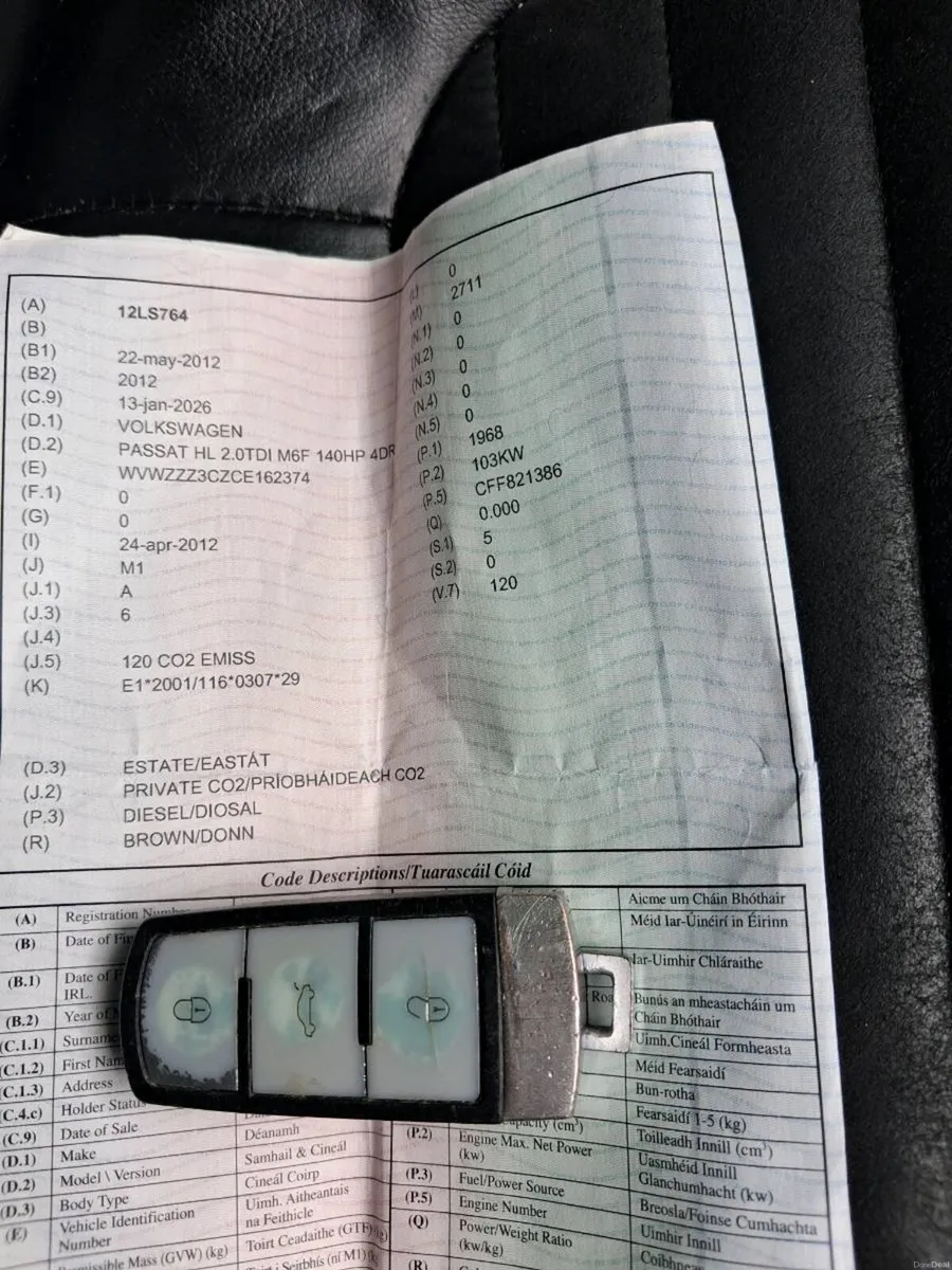 Vw passat tdi nct and taxed - Image 3
