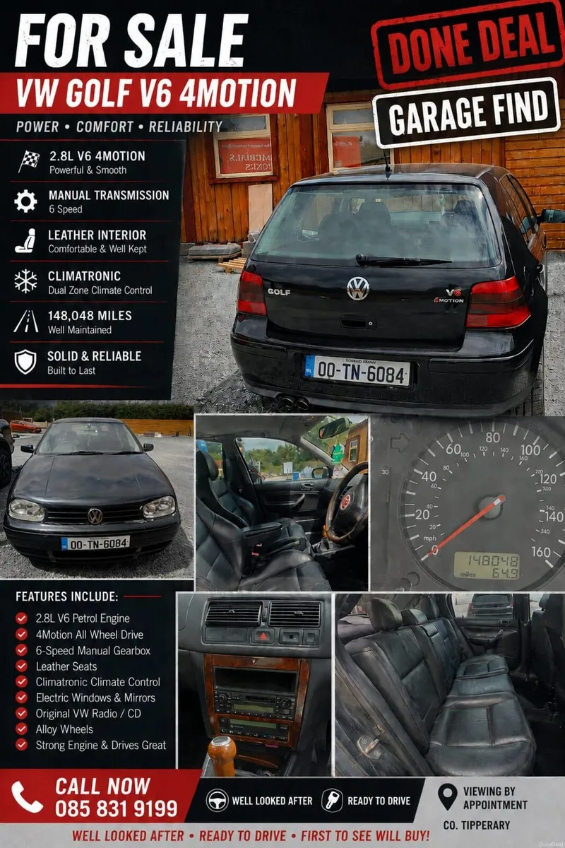 Volkswagen Golf 2000 V6 4MOTION - Image 1