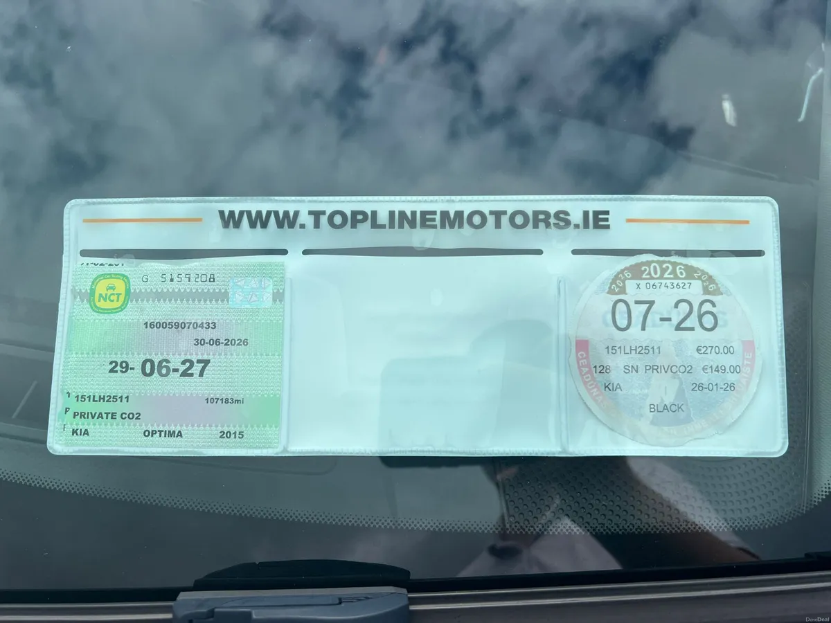 Kia Optima 2015//NEW NCT//SERVICED// - Image 2