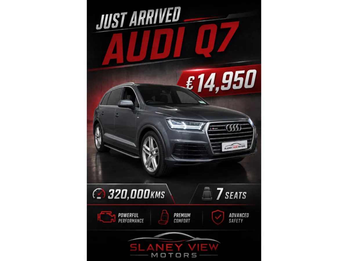 Audi Q7 3.0 TDI S LINE QUATTRO 201BHP 7S + A - Image 1