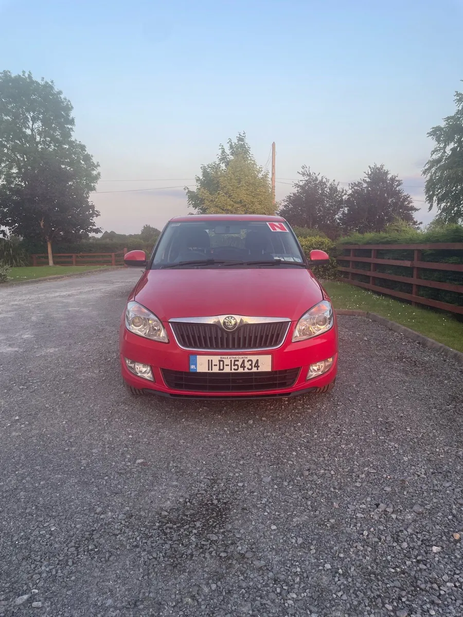 Red Skoda Fabia - Image 1