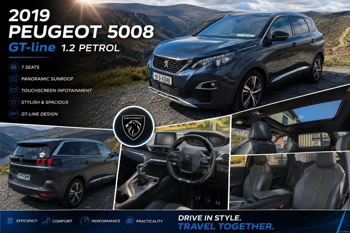 2019 Peugeot 5008 1.2 Petrol 7 Seater - Image 1