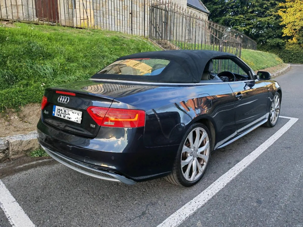 132 Audi A5 Sline Cabriolet black l'ther 2.0d man - Image 3