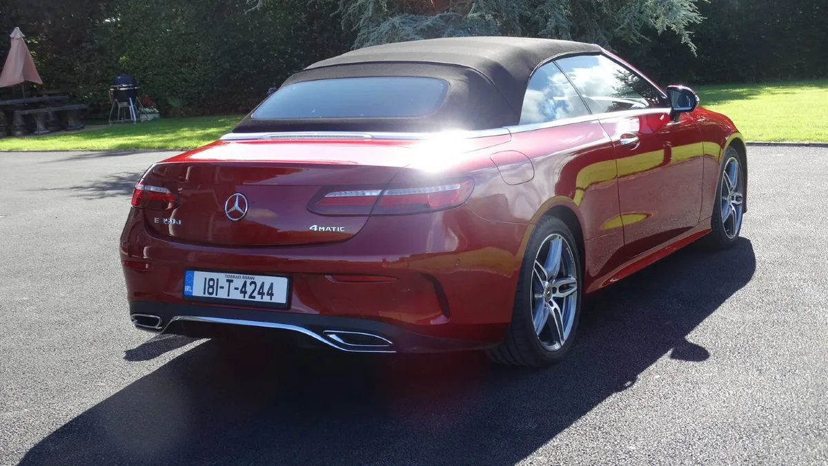 2018 Mercedes E350d 4MATIC Convertible - Image 3