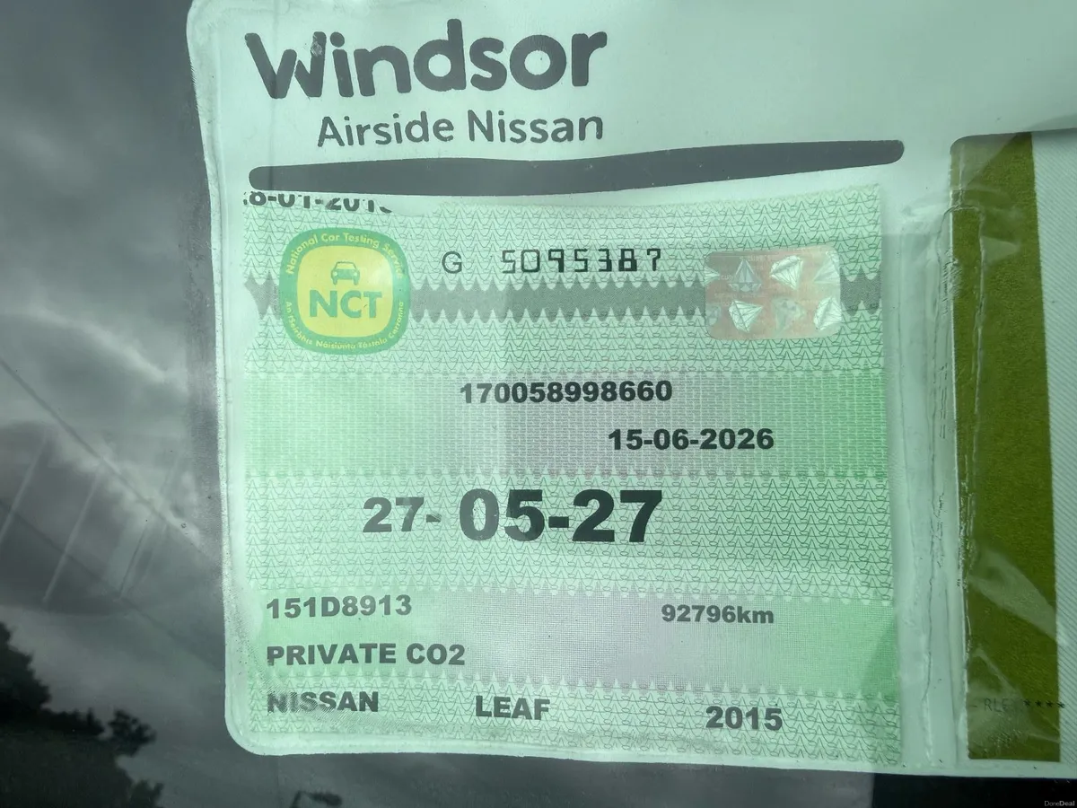 Nissan Leaf 2015 - Image 3