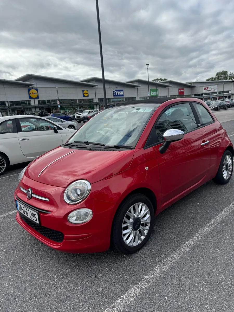 Fiat 500C 2017 automatic convertible - Image 1