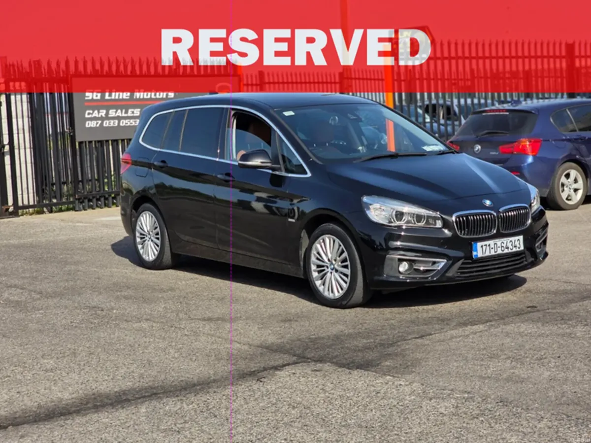 ** RESERVED** BMW 2-Series 2017 Automatic 7 Seater - Image 1