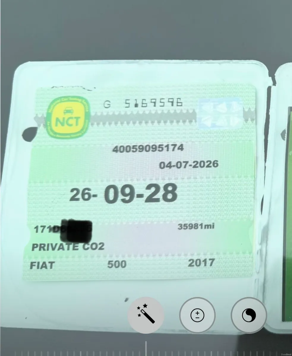 2017 Fiat 500 - low km, new NCT 09/2028, ApplePlay - Image 2