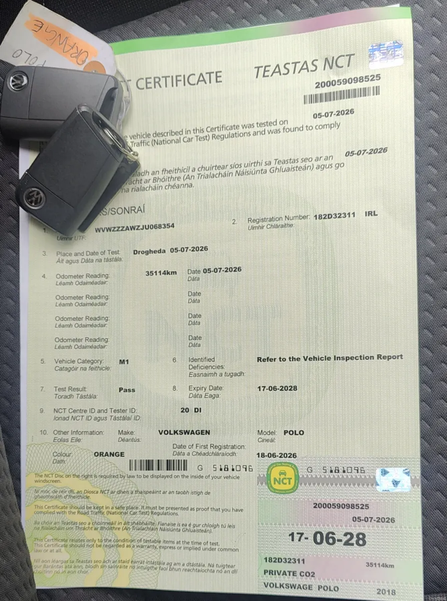 2018 VW Polo 1.0 Petrol Automatic - Image 2