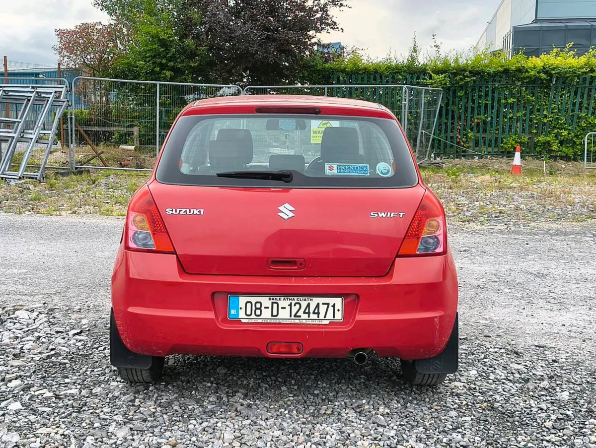 2008 Suzuki Swift Red Manual - Image 5