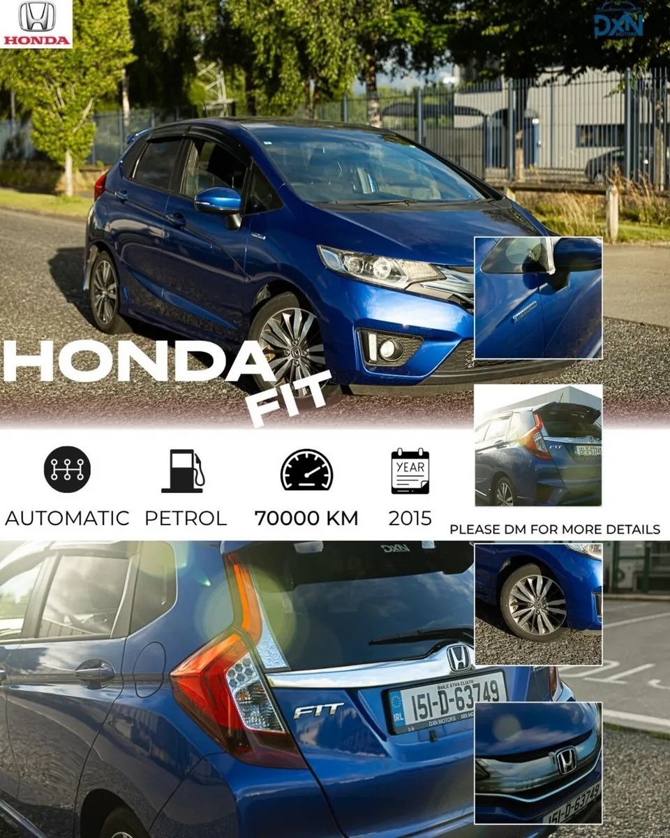 Honda Fit 2015 77000 KM - Image 1