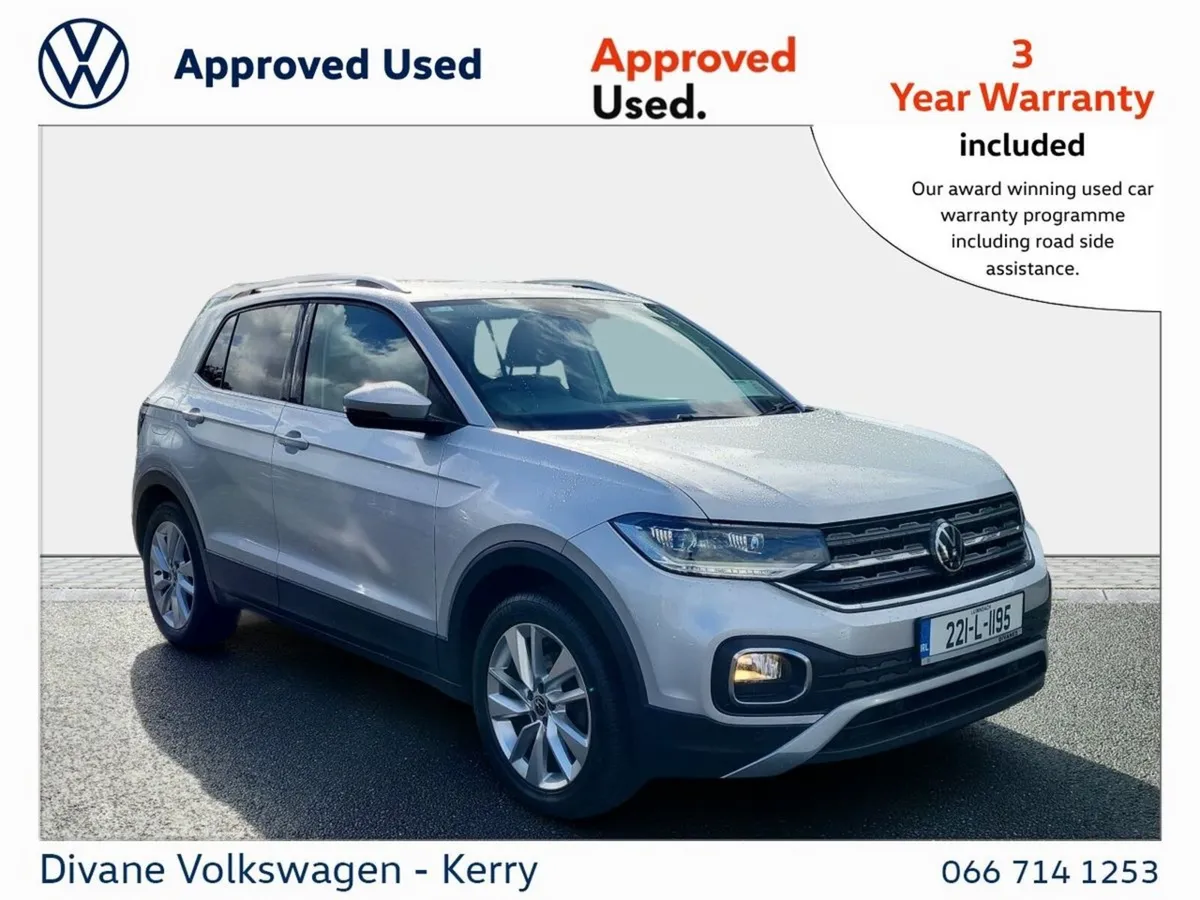 Volkswagen T-Cross STYLE 1.0 TSI 110 BHP AUTOMATIC - Image 1