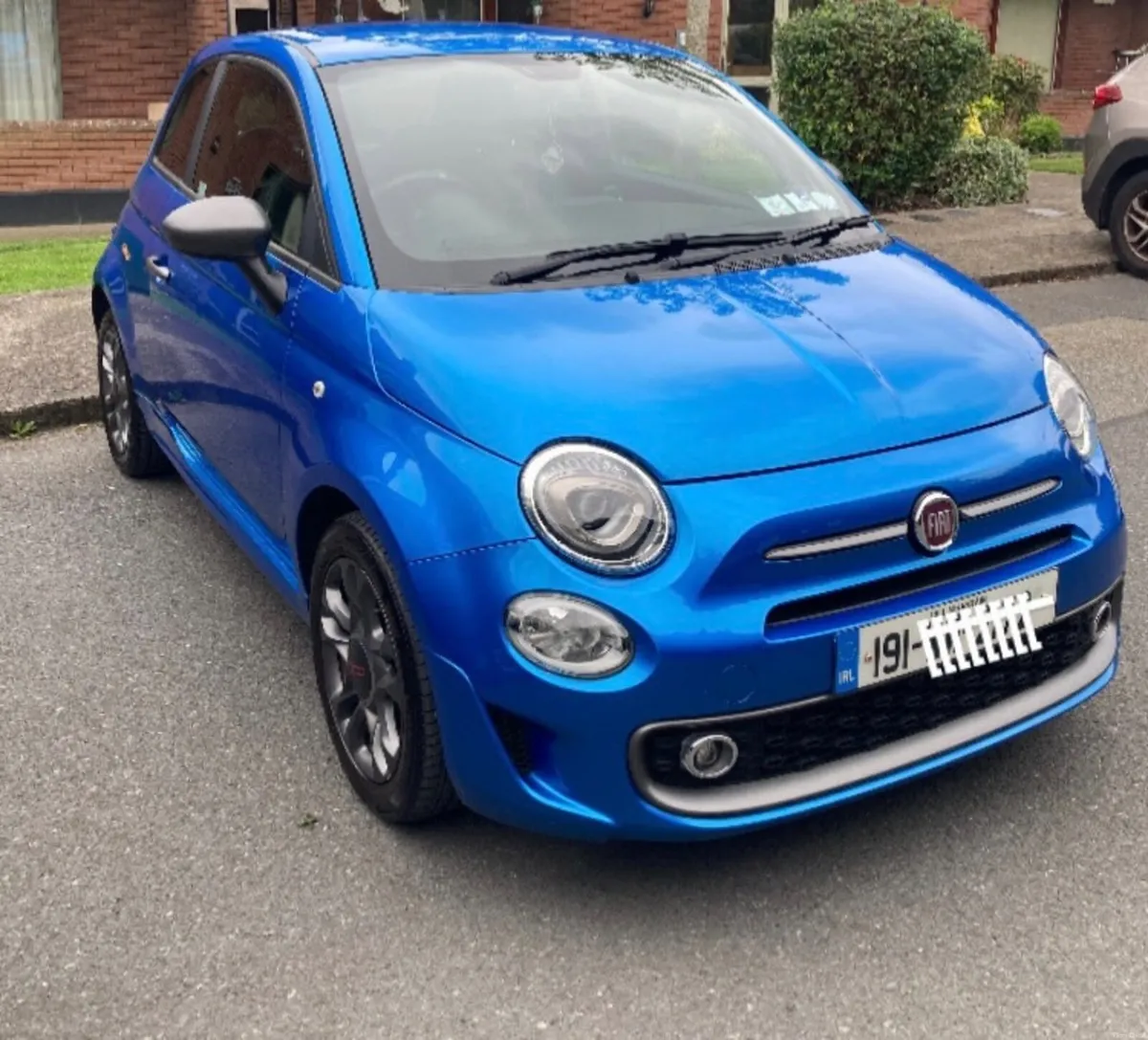 2019 Fiat 500S 1.2 Petrol – Electric Blue – Low Mi - Image 1