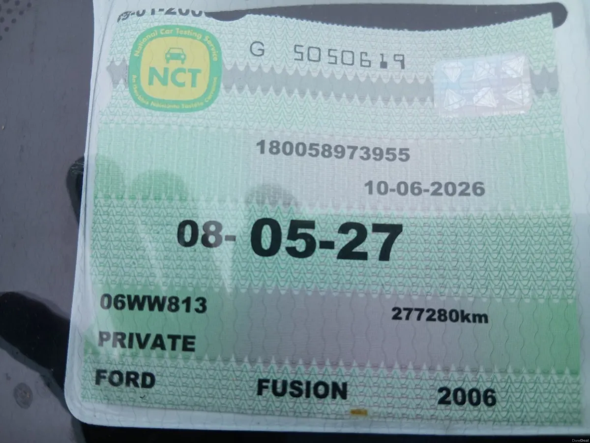 Ford Fusion 2006 New NCT - Image 3