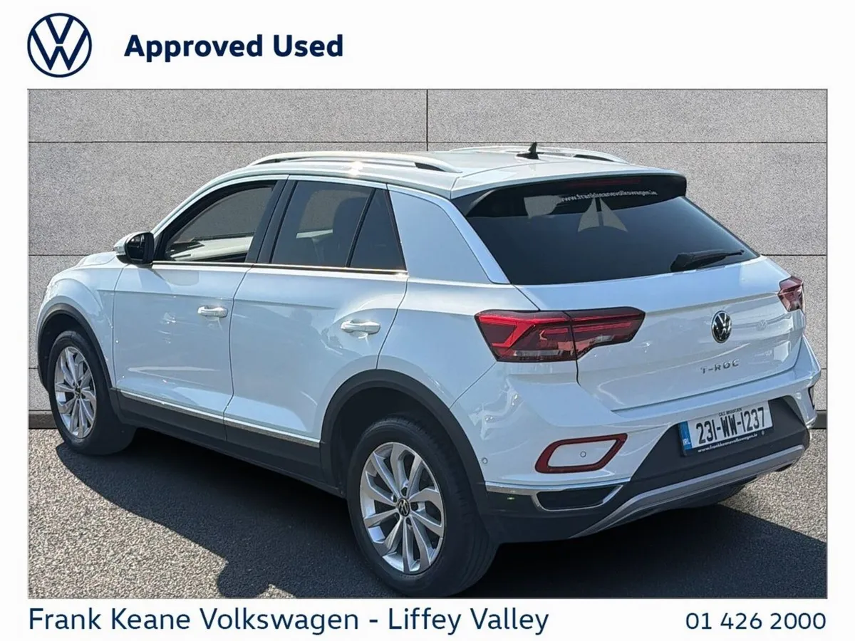 Volkswagen T-Roc STYLE 1.0 TSI 110HP *PURE WHITE* - Image 3