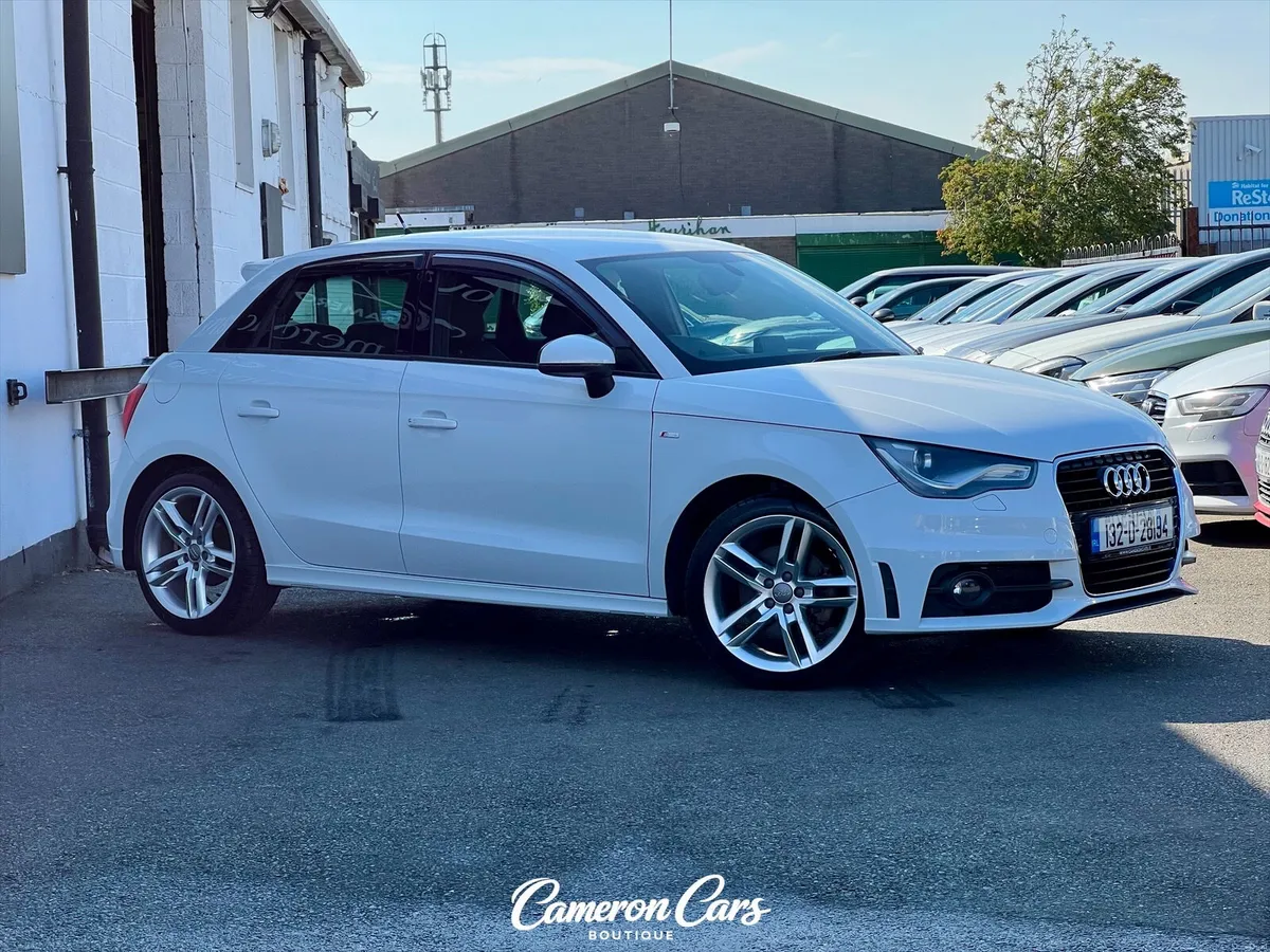 AUDI A1 SLINE AUTOMATIC ALPINE WHITE STUNNING - Image 2