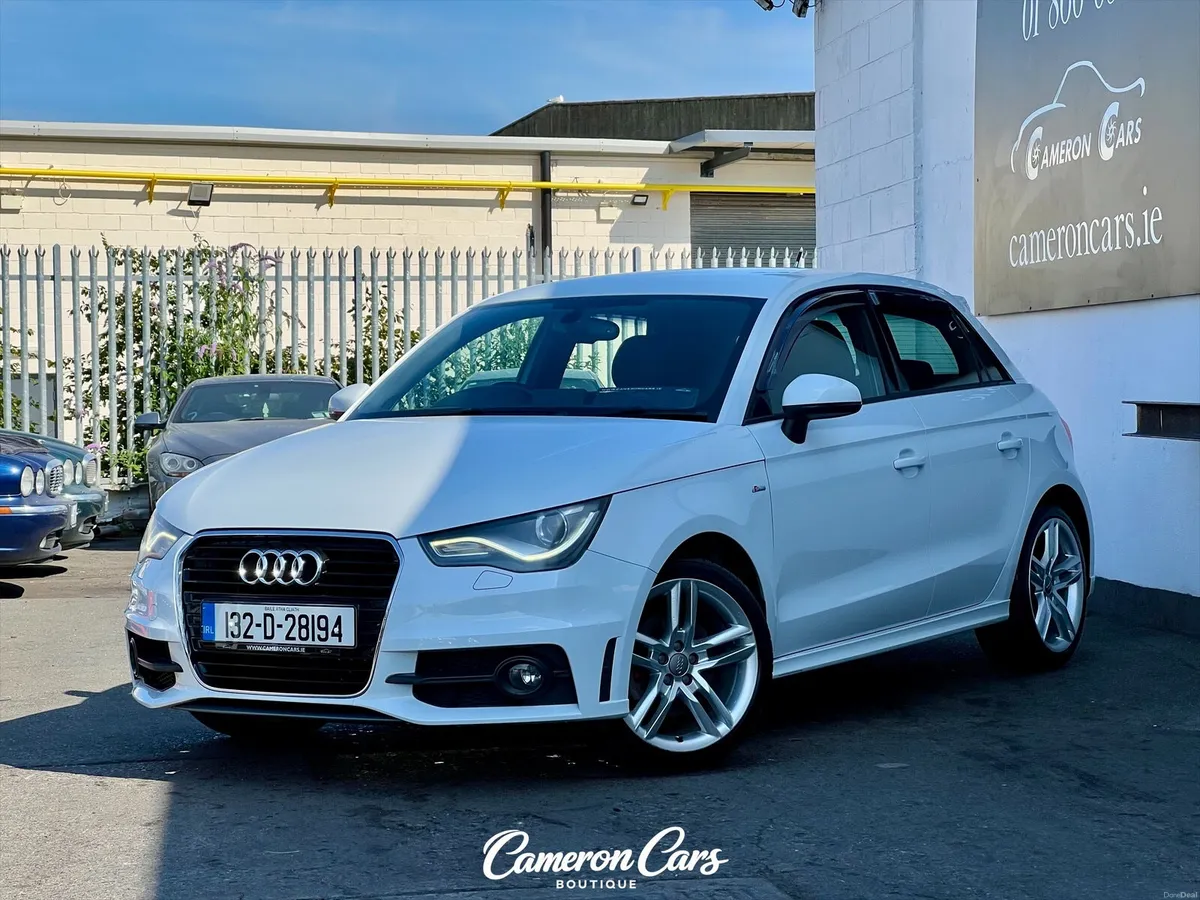 AUDI A1 SLINE AUTOMATIC ALPINE WHITE STUNNING - Image 1