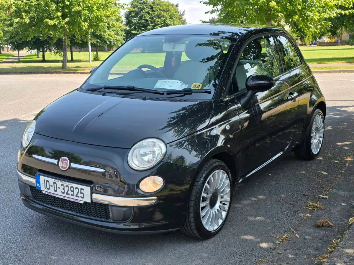 10 Fiat 500 1.2 Lounge A/C Pan Roof Only 75000kms - Image 3