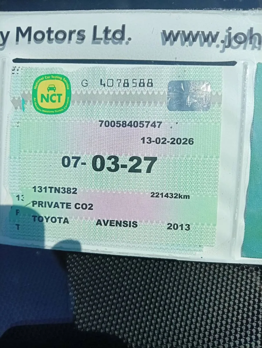 Toyota Avensis 2L D4d NCT 27 - Image 3